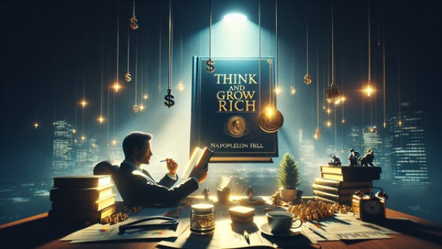 Portada de Piense y hágase rico por Napoleon Hill